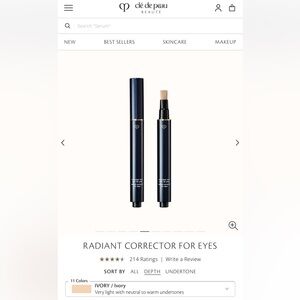 Clé de peau Beauté Radiant Corrector for Eyes in Ivory